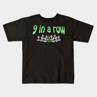 Celtic Nine in a row subbuteo team Kids T-Shirt